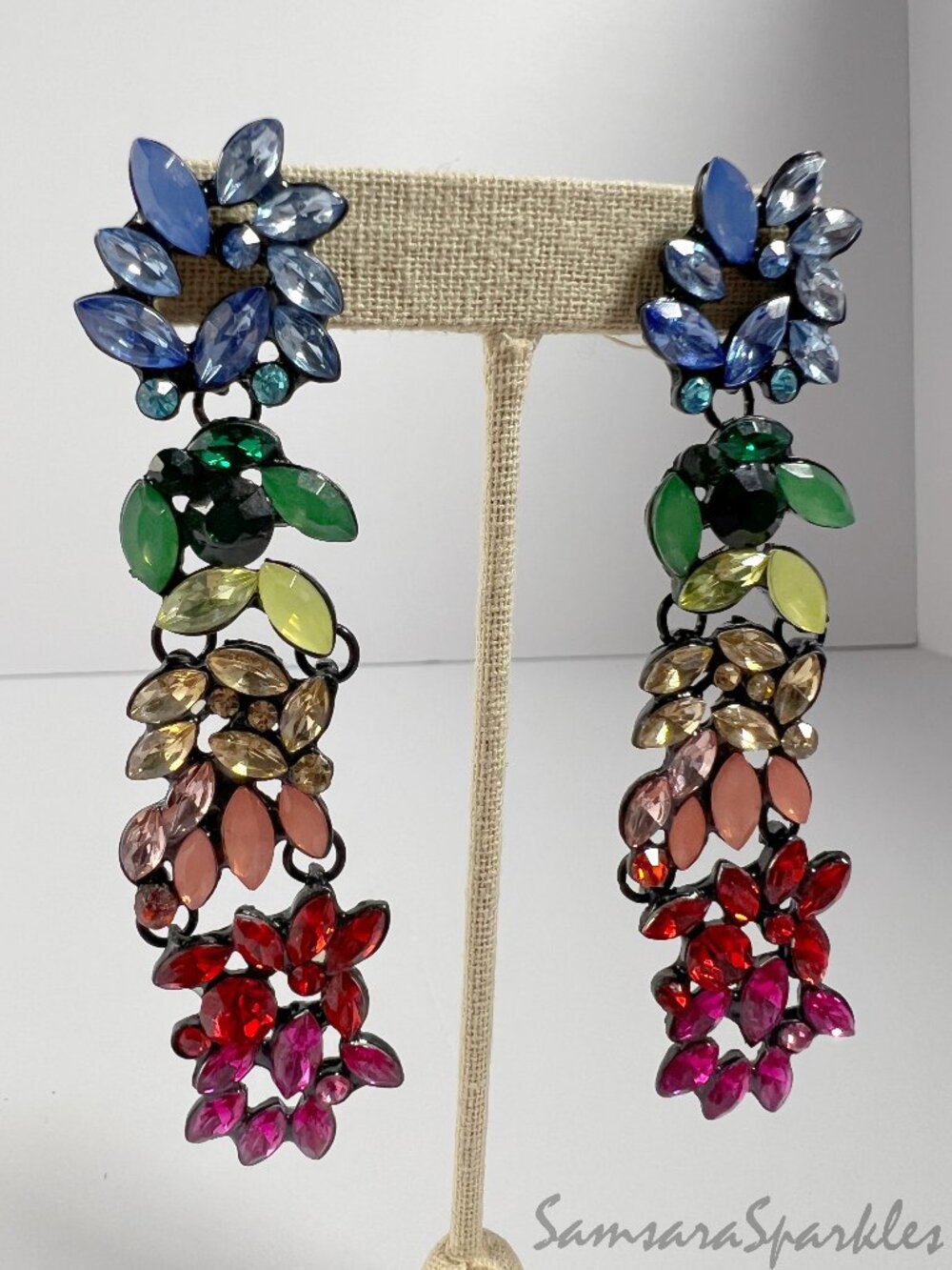 Multicolor Gemstone Earrings